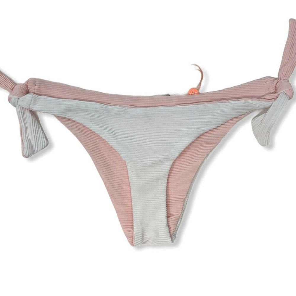 Minkpink Bikini‎ Bottom White Pink Reversible New Small